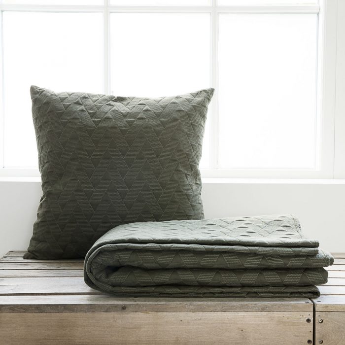 Mih Dark Olive Kuddfodral House Doctor - Bild 2