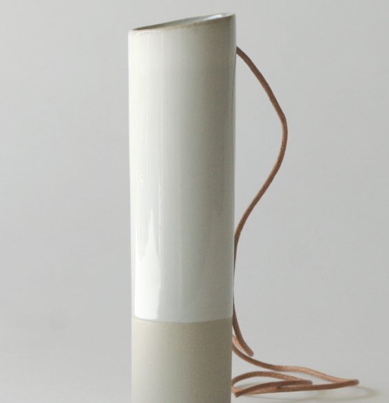 Keramikvas White High Hübsch