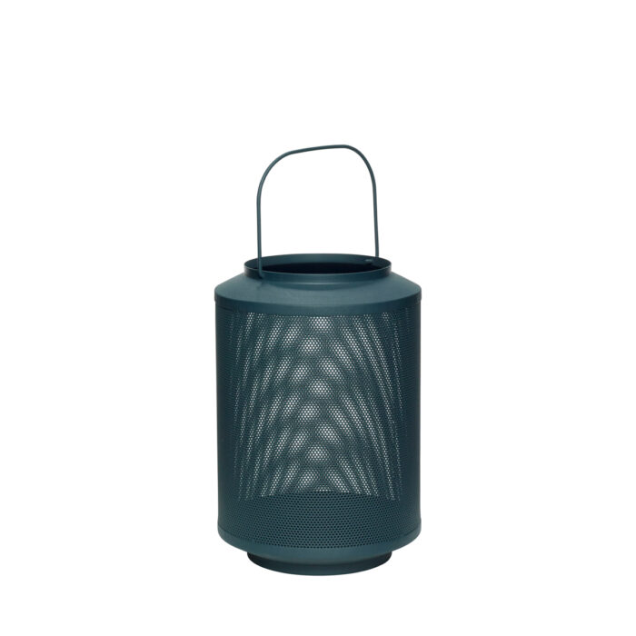 Lykta Lanterna Small Metall Green Hübsch