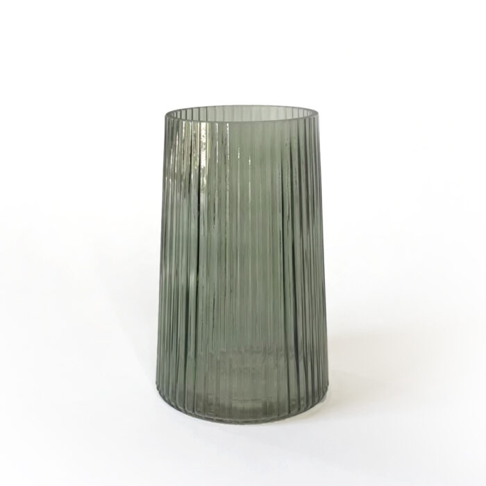 Glasvas Green konisk