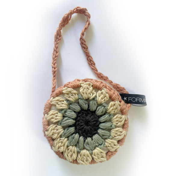 Crochet Mini Granny Nude-Beige